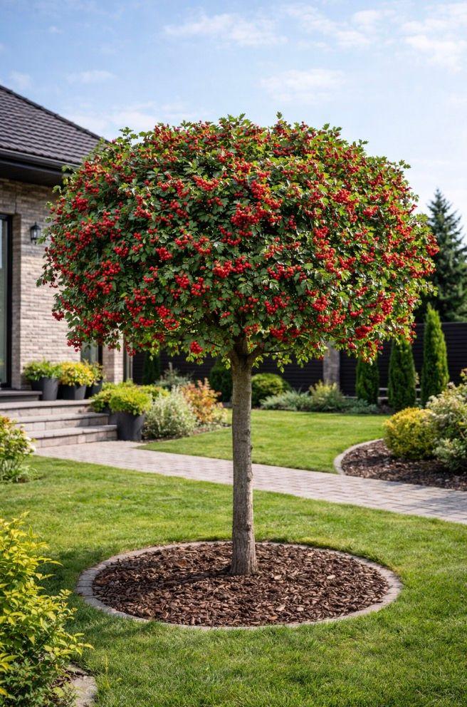 Фото Боярышник однопестичный, Зонт